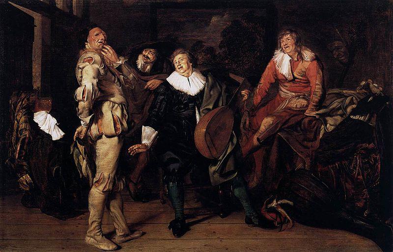 Pieter Codde Actors Changing Room oil painting picture